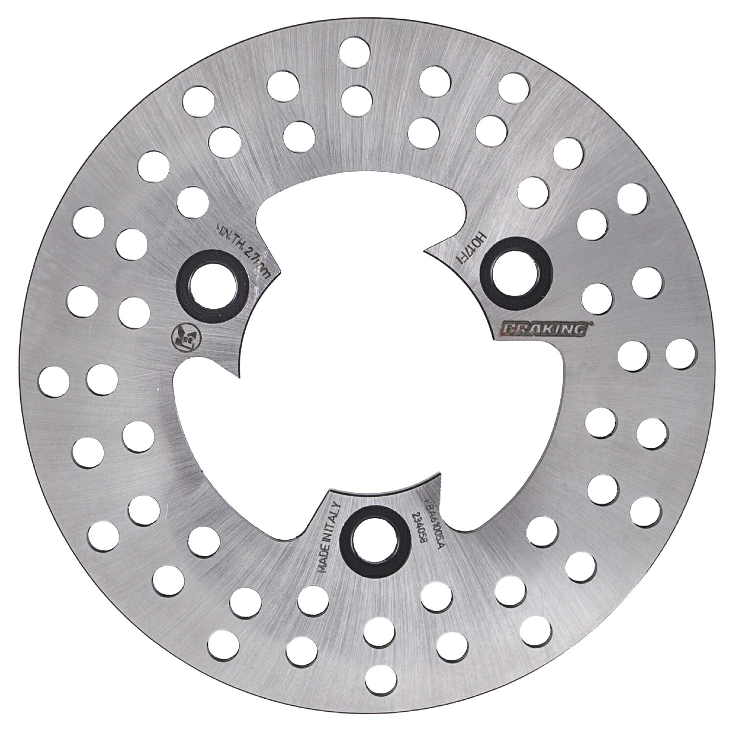BRAKING ブレーキング スーパーDIO SR/ZX ライブDIO など フロント専用 HO17FI バイク ディスクローター 65486｜moto-zoa 店