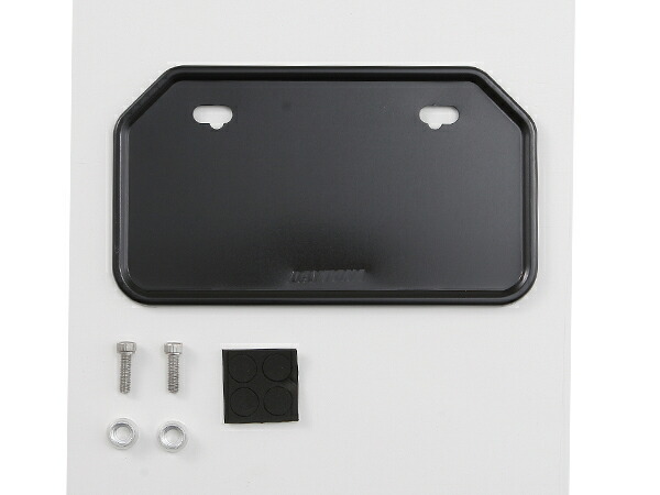 楽天市場 Daytona デイトナ バイク用 ナンバーフレーム アルミナンバープレートホルダー Sサイズ 原付用角型 ブラック Moto Zoa 楽天市場店