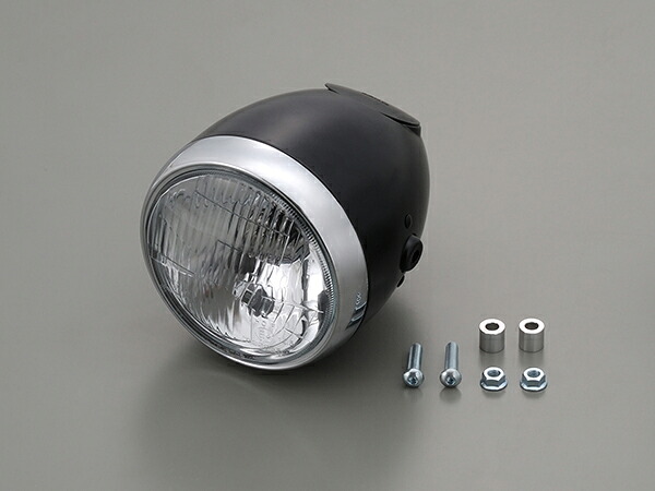 デイトナ DAYTONA バイク用 ヘッドライト ビンテージスモールヘッドライト ブラック 79160|moto-zoa 店