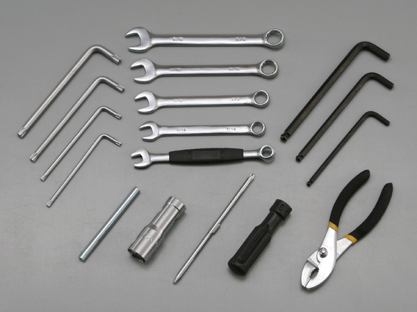 楽天市場】【スーパーセール】バイク 自転車 工具箱 ツールセット46pcs