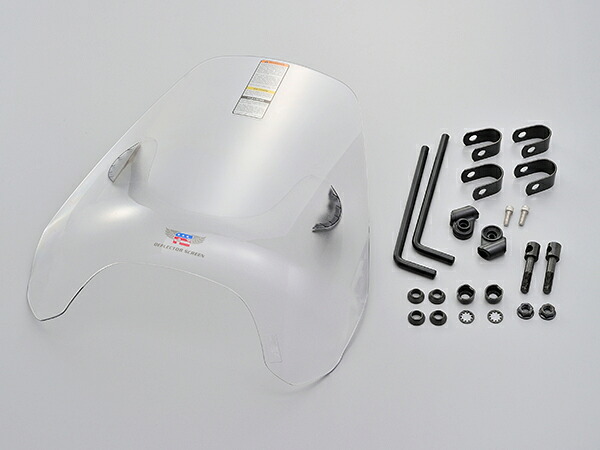 【25日限定！クーポン配布！】 デイトナ DAYTONA バイク用 カウルスクリーン national cycle DEFLECTOR SCREEN (クリアー) 93791｜moto-zoa 店