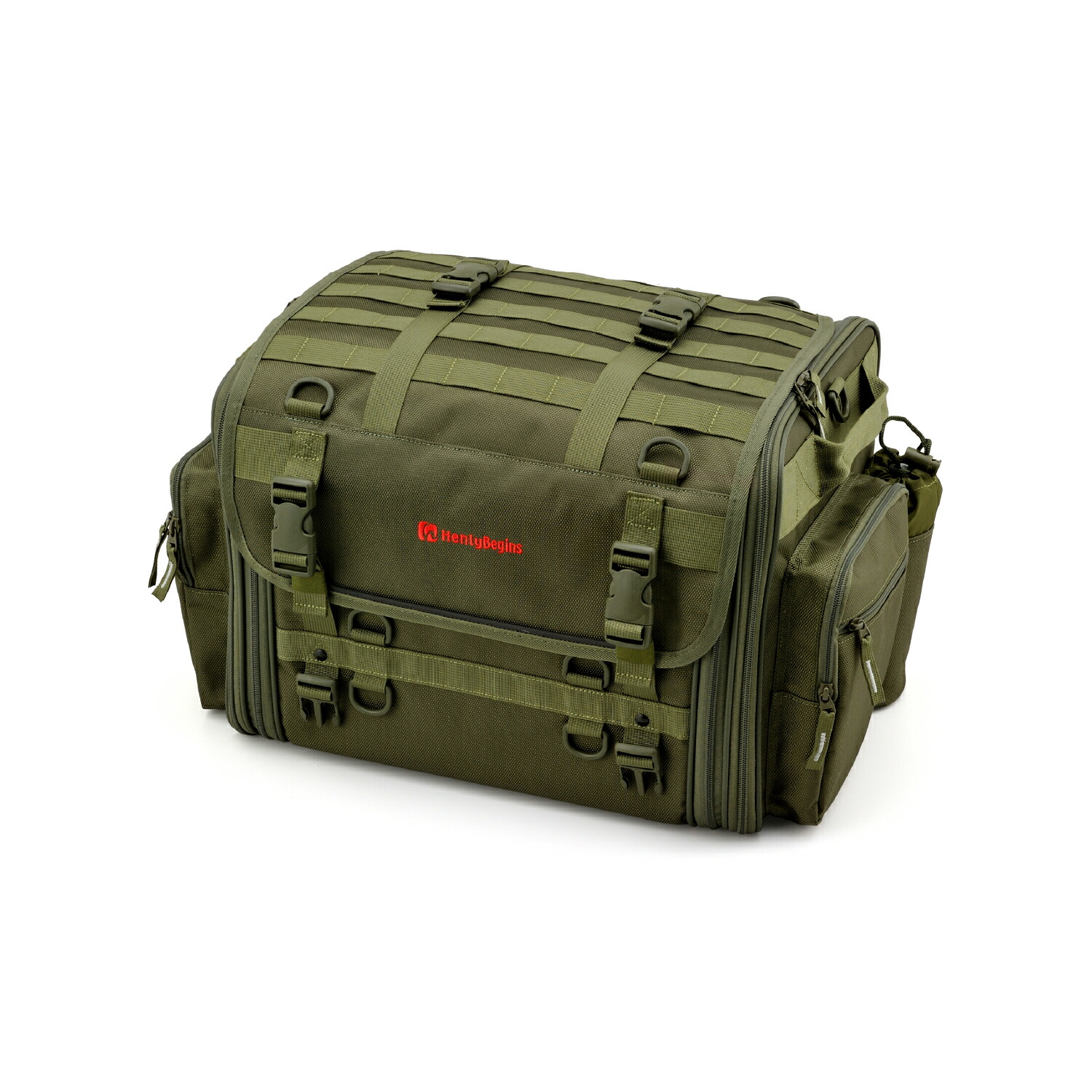 デイトナ ヘンリービギンズ バイク用 キャンプ シートバッグ BASIC Lサイズ(44-60L) 大容量 テント泊 DH-764 グリーン 