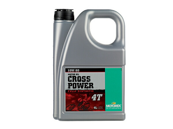 【マラソン期間 クーポン配布！】 デイトナ DAYTONA バイク用 モトレックス 4スト 4st 4サイクル エンジンオイル MOTOREX CROSS POWER 4T 10W-60 4L 97794