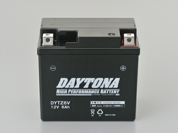 DAYTONA (デイトナ) バイク用 バッテリー ハイパフォーマンスバッテリー DYTZ6V 98308