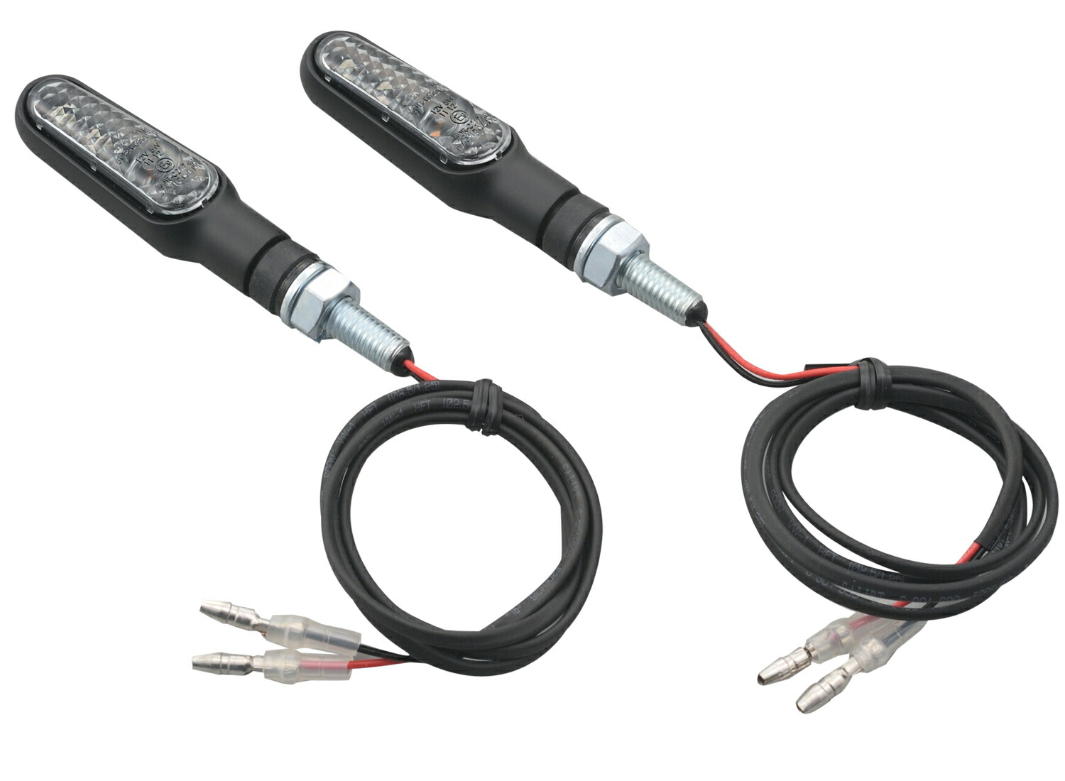 バイク 汎用 LEDウインカー 34球内蔵 スモークレンズ 黄/青切替 12V対応 4個セット(1台分) バイク 汎用 LEDウインカー 34球内蔵 スモークレンズ 黄⁄青