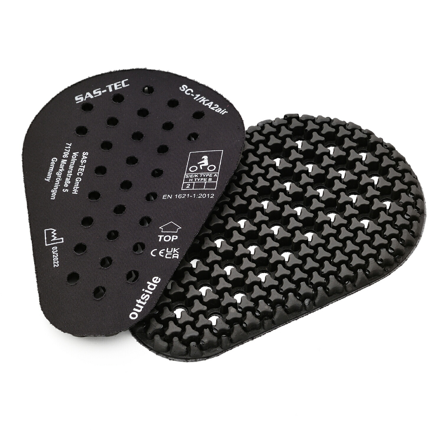 デイトナ SAS-TECプロテクター フルメッシュDP-002 XLサイズ DP-002 ストレッチスリムフィット メッシュインナープロテクター