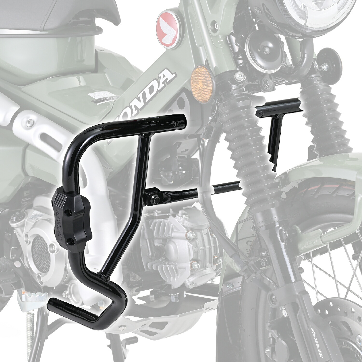 【マラソン期間 クーポン配布!】 デイトナ DAYTONA バイク用 エンジンガード CT250(23)専用 φ25.4 パイプエンジンガード スライダー付属 33820