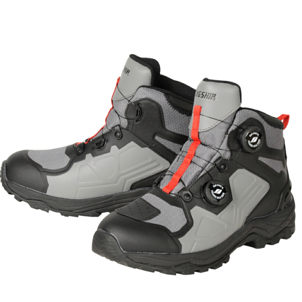 お得なキャンペーンを実施中 7月10日限定 抽選で全額ポイントバック フラッグシップ Flagship バイク ブーツ フットウエア フィールドライドシューズ グレー 23 Fsb 803 Gry