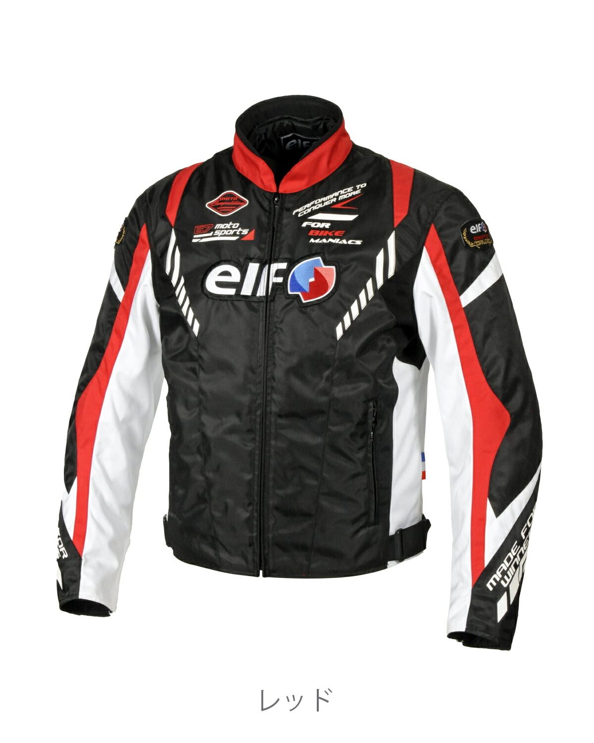 【20日限定！クーポン配布！】 フラッグシップ Flagship エルフ elf バイク用 秋冬春 3シーズン ウィンタージャケット EJ-W119 ヴィットリアジャケット レッド Lサイズ 23,662円