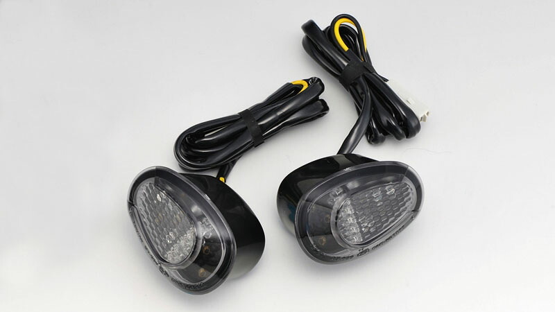 【18日限定！クーポン配布！】 キジマ KIJIMA バイク用 ウインカーランプKIT LED Fカウル スモーク ニンジャ250R LR 219-3033