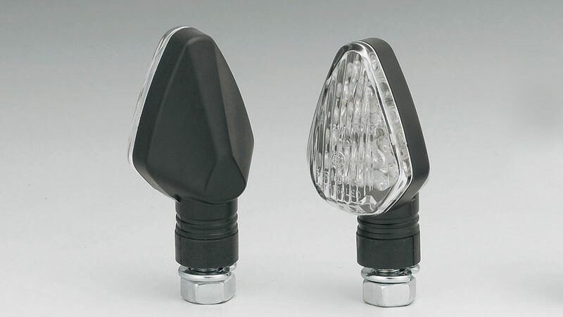 【18日限定！クーポン配布！】 キジマ KIJIMA バイク用 ウインカーランプ MATタイプ ブラック LED12V1W 2個SET 219-5130