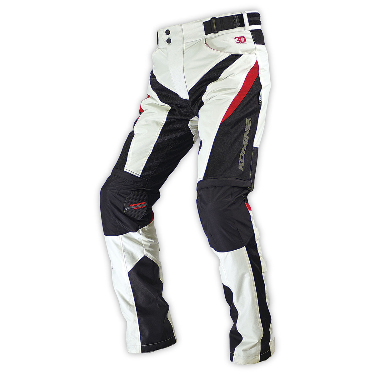 【25日限定!クーポン配布!】 コミネ KOMINE バイク用 パンツ Pants PK-729 プロテクトライディングメッシュパンツ 3D アイボリー 4XLBサイズ ワイドサイズ 07-729/IV/4XLB 【夏対策・冷感・涼しい】|moto-zoa 店