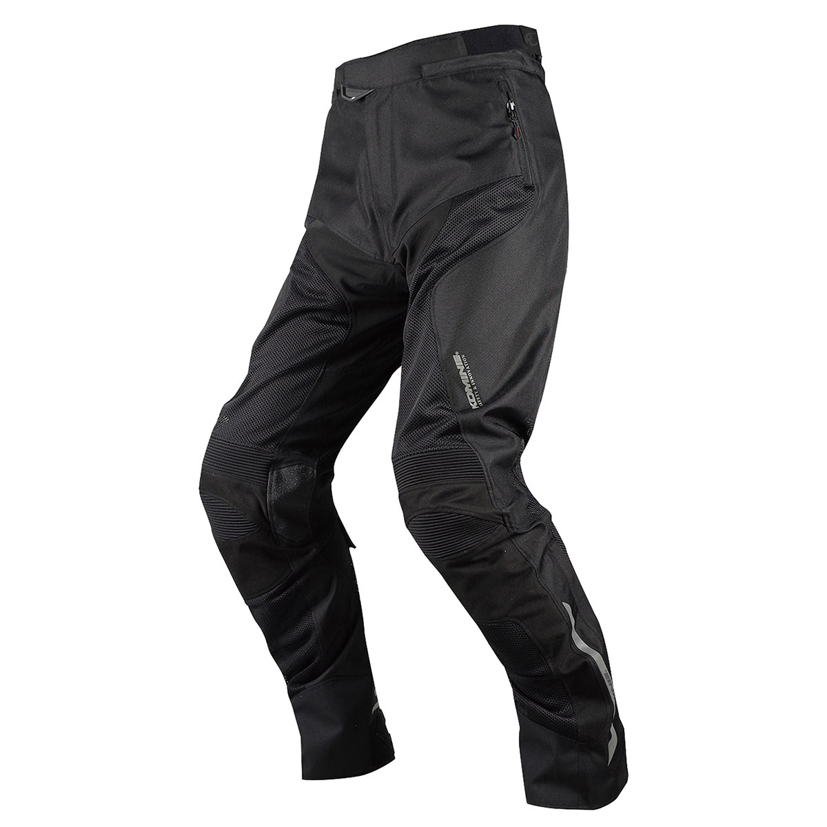 【マラソン期間 クーポン配布！】 コミネ KOMINE バイク用 パンツ Pants PK-738 プロテクトライディングメッシュパンツ-コンゴウ ブラック 黒 Lサイズ 07-738/BK/L