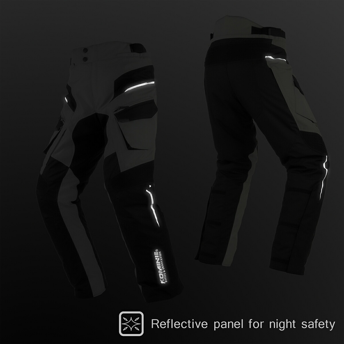 コミネ Komine 07-929 L L.GY Lサイズ PK-929 Pants バイク用 パンツ プロテクトフルイヤーパンツ ライトグレー ー品販売  バイク用