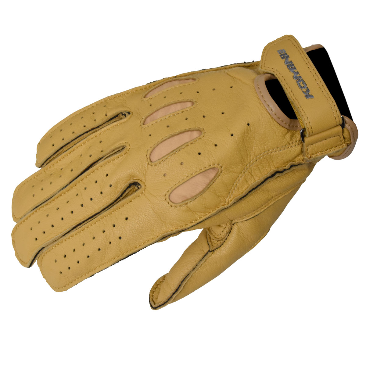 【18日限定！クーポン配布！】 コミネ KOMINE バイク用 グローブ Gloves GK-161 ヴィンテージショートレザーグローブ ベージュ Mサイズ 06-161/BE/M