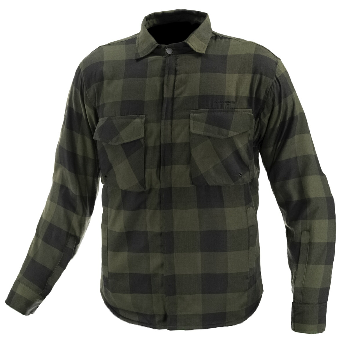 コミネ KOMINE バイク用 3シーズンジャケット JK-626 プロテクトウォームライディングシャツ Zシリーズ オリーブ 3XLサイズ 07-626/OLIVE/3XL