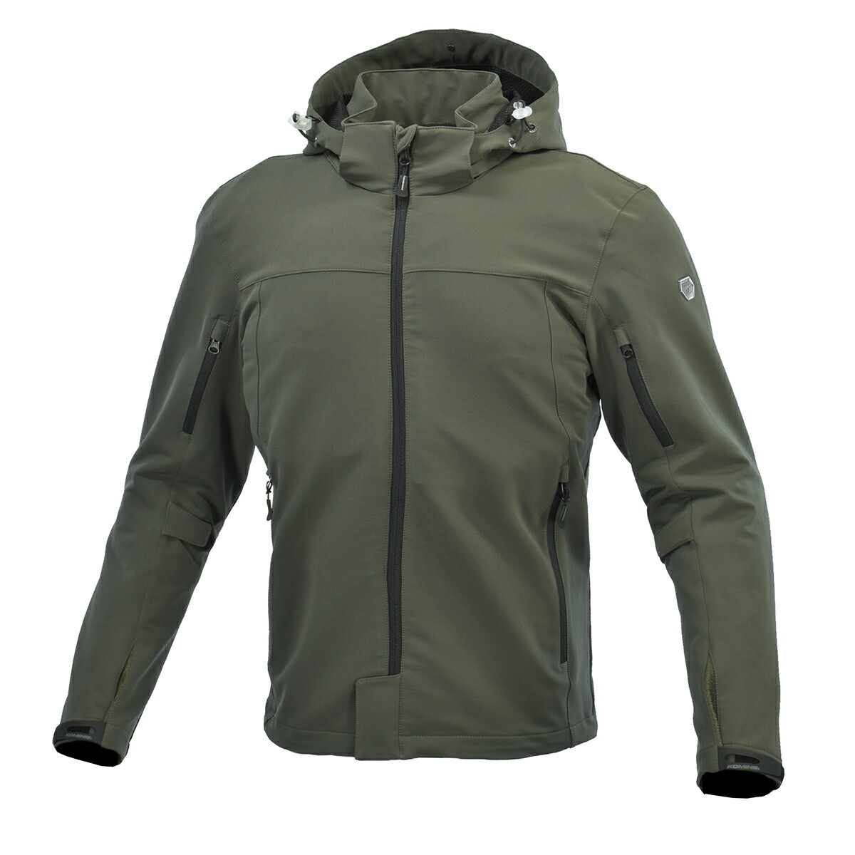 コミネ (Komine) バイク用 ジャケット Jacket JK-159 プロテクトクールドライパーカ ディープオリーブ Sサイズ 07-159 DeepOL S