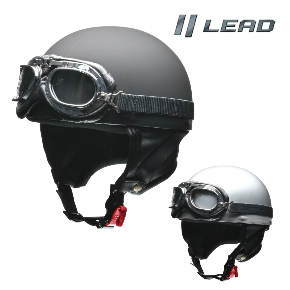 バイク ヘルメット 半ヘル ゴーグル付き 楽天市場】【早秋のﾄﾞｰﾝ!と全品超ﾄｸ祭】LEAD CROSS CR-751
