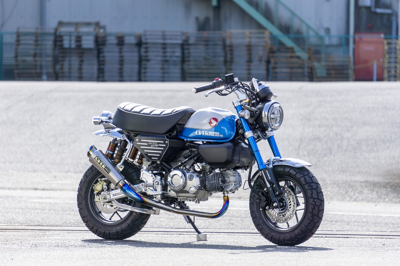 モンキー125 ジークラフトワイバンクラシックマフラーチタンドラッグブルー マフラー ジークラフト G-クラフト ワイバンクラシックマフラー