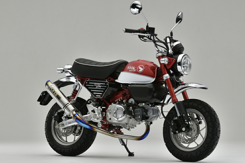 【マラソン期間 クーポン配布！】 OVER Racing(オーバーレーシング) バイク用 マフラー GP-PERFORMANCE フルチタン MONKEY125 16-012-25