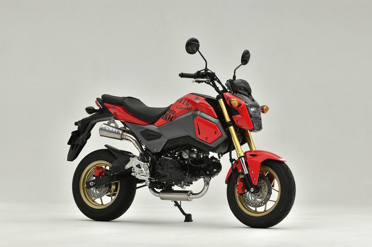 OVER Racing(オーバーレーシング) バイク用 フルエキゾーストマフラー GP-PERFORMANCE RS ツインアップ GROM(16)(17-20) 16-222-24
