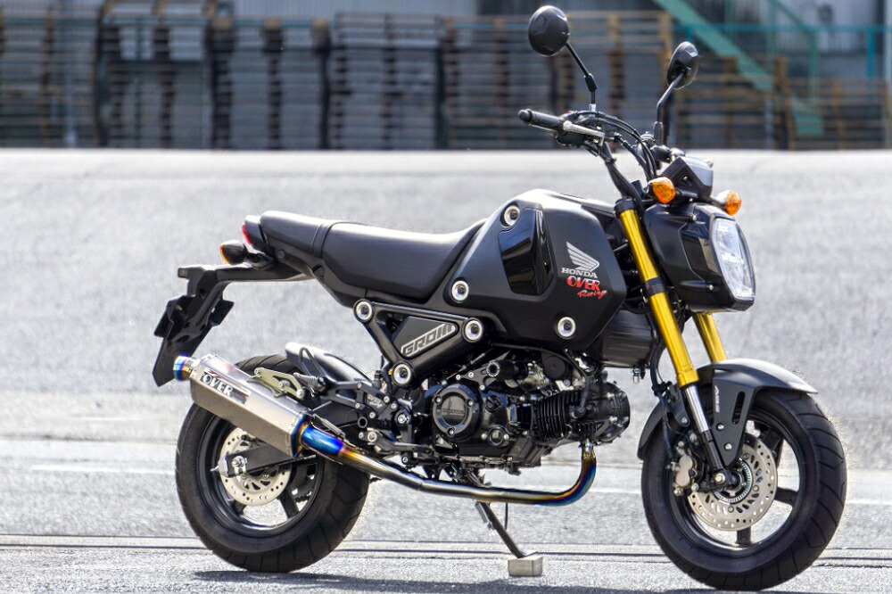 【20日限定！クーポン配布！】 OVER Racing(オーバーレーシング) バイク用 マフラー TT-Formula フルチタン GROM(21-) 16-223-01｜moto-zoa 店