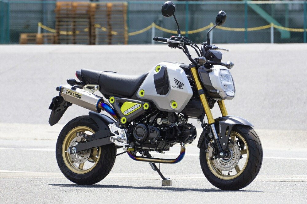 OVER Racing(オーバーレーシング) バイク用 マフラー TT-Formula RS フルチタン アップTYPE GROM(21-) 16-223-07｜moto-zoa 店