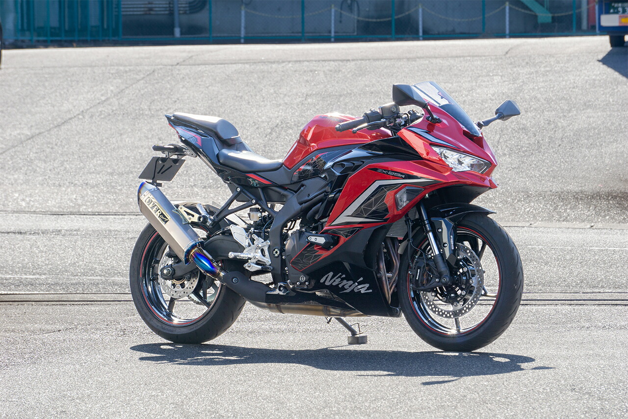 【マラソン期間 クーポン配布！】 OVER Racing オーバーレーシング マフラー TT-Formula RS フルチタン スリップオン S/O ZX-25R SE(23-)/ZX-4R SE(23-)/ZX-4RR(23-) 17-861-11