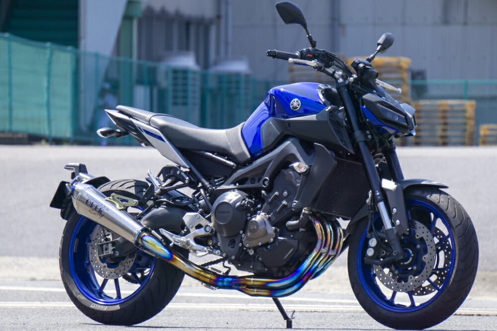 【マラソン期間 クーポン配布！】 OVER Racing(オーバーレーシング) バイク用 マフラー TT-Formula RS+PRO フルチタン 3-1 MT-09(17-20) /XSR900(18-) 25-451-12