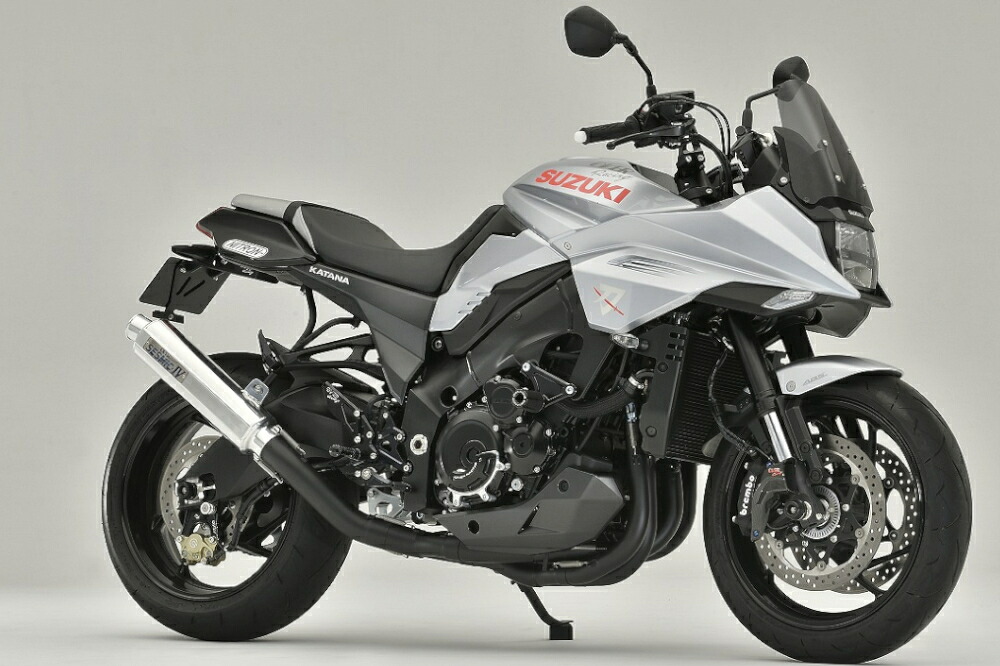 【25日限定!クーポン配布!】 OVER Racing(オーバーレーシング) バイク用 マフラー SESMIC-IV フルエキゾースト ブラック KATANA(19-) 25-56-04B|moto-zoa 店
