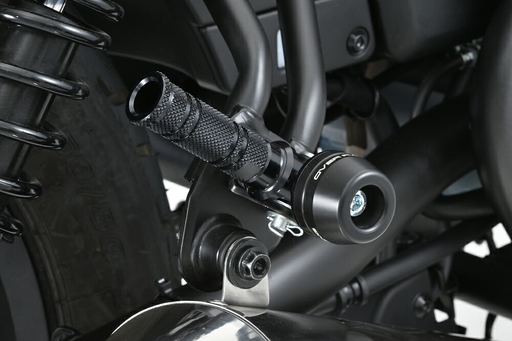 【マラソン期間 クーポン配布！】 OVER Racing(オーバーレーシング) バイク用 スライダー CBR400R(16-18)/CBR400R(19-)/NC750S(14-15)/NC750X(14-15)/Rebel250 タンデムステップ ブラック 59-13-04B