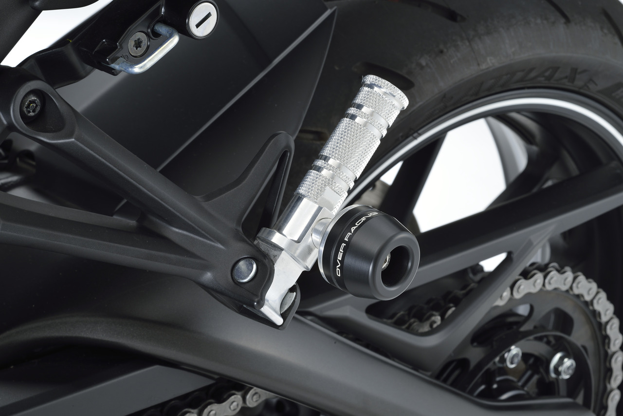 【25日限定!クーポン配布!】 OVER Racing(オーバーレーシング) バイク用 ステッププロテクター タンデムステップ スライダー 59-372-04|moto-zoa 店