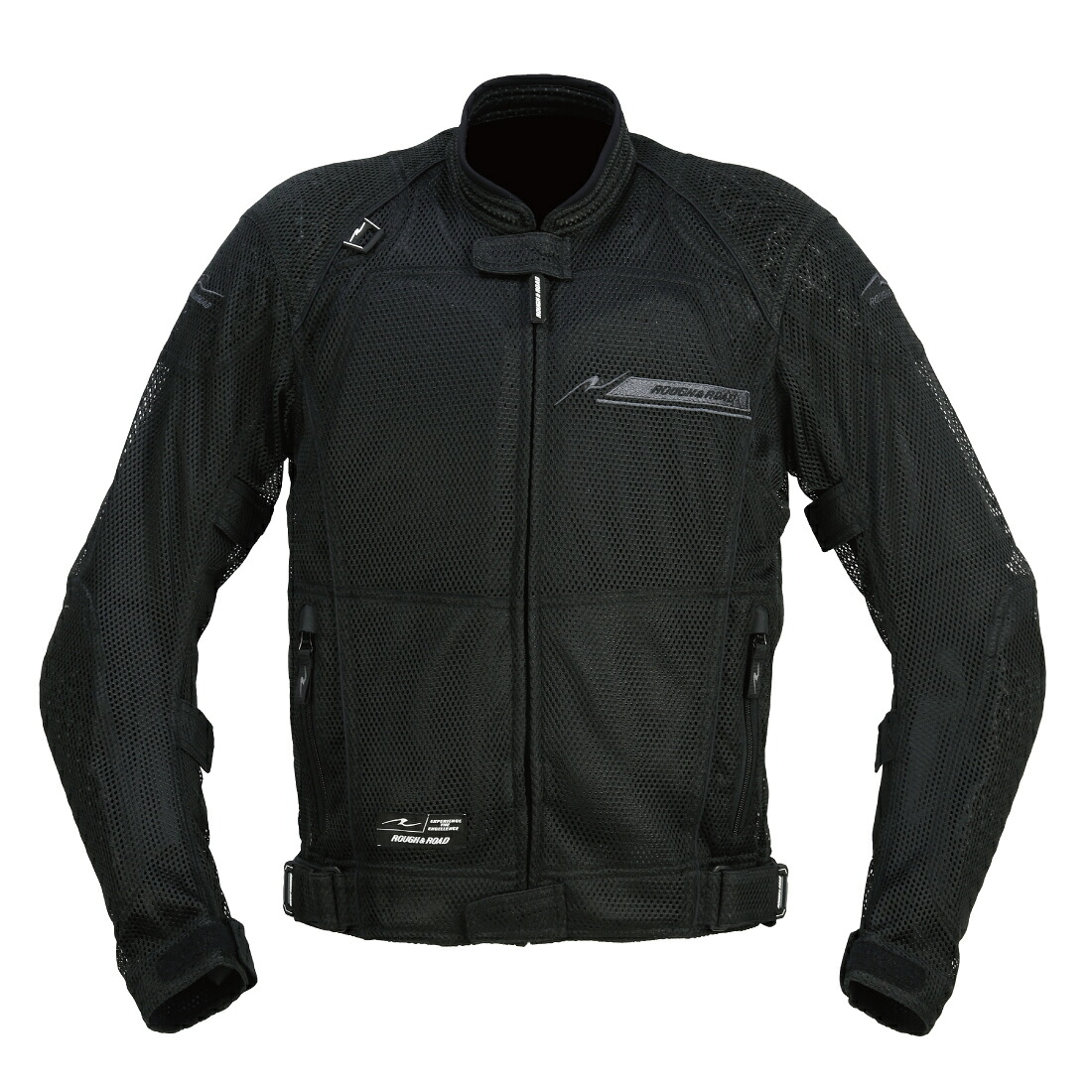 ROUGH&ROAD (ラフ&ロード) バイク用 春夏 プロテクター ウェア ダイレクトエアメッシュジャケットFP オールブラック BLサイズ RR7351A-BKB3 10,741円
