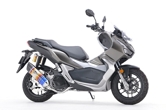 【15日限定！クーポン配布！】 R's GEAR アールズギア バイク用 マフラー ADV150(20-) リアルスペック コミューター フルエキゾーストマフラー チタンドラッグブルー RH44-01SD 44,085円