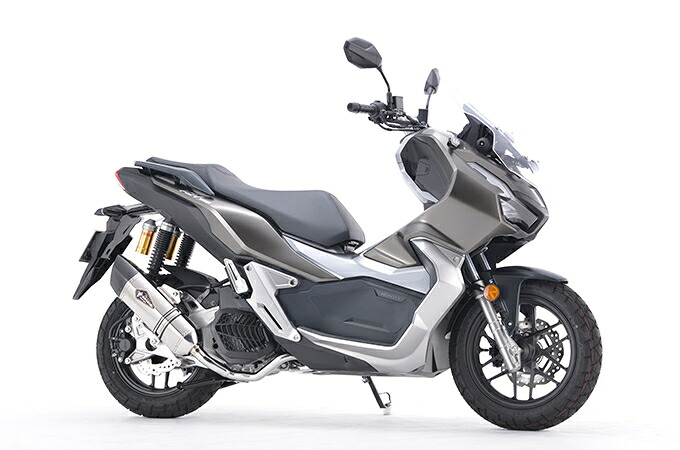【20日限定！クーポン配布！】 R's GEAR アールズギア バイク用 マフラー ADV150(20-) リアルスペック コミューター フルエキゾーストマフラー ステンポリッシュ RH44-01ST｜moto-zoa 店