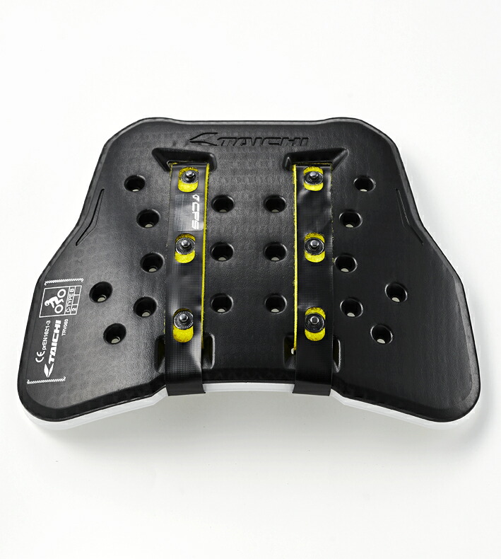 【25日限定!クーポン配布!】 RSタイチ RS TAICHI バイク用 プロテクター TECCELL チェストプロテクター ボタンタイプ ブラック/ホワイト メンズ TRV0639901|moto-zoa 店