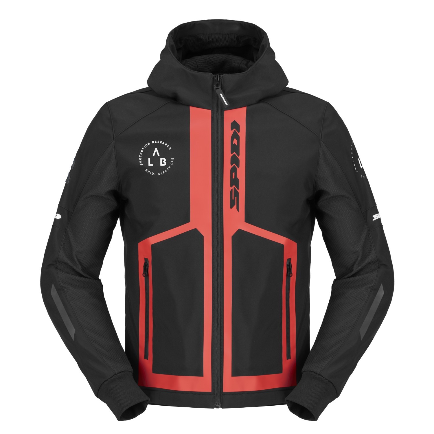 SPIDI スピーディー バイク用 ジャケット HOODIE ARMOR EVO 2 (フーディー アーマー エボ 2) レッド T382-014｜moto-zoa 店