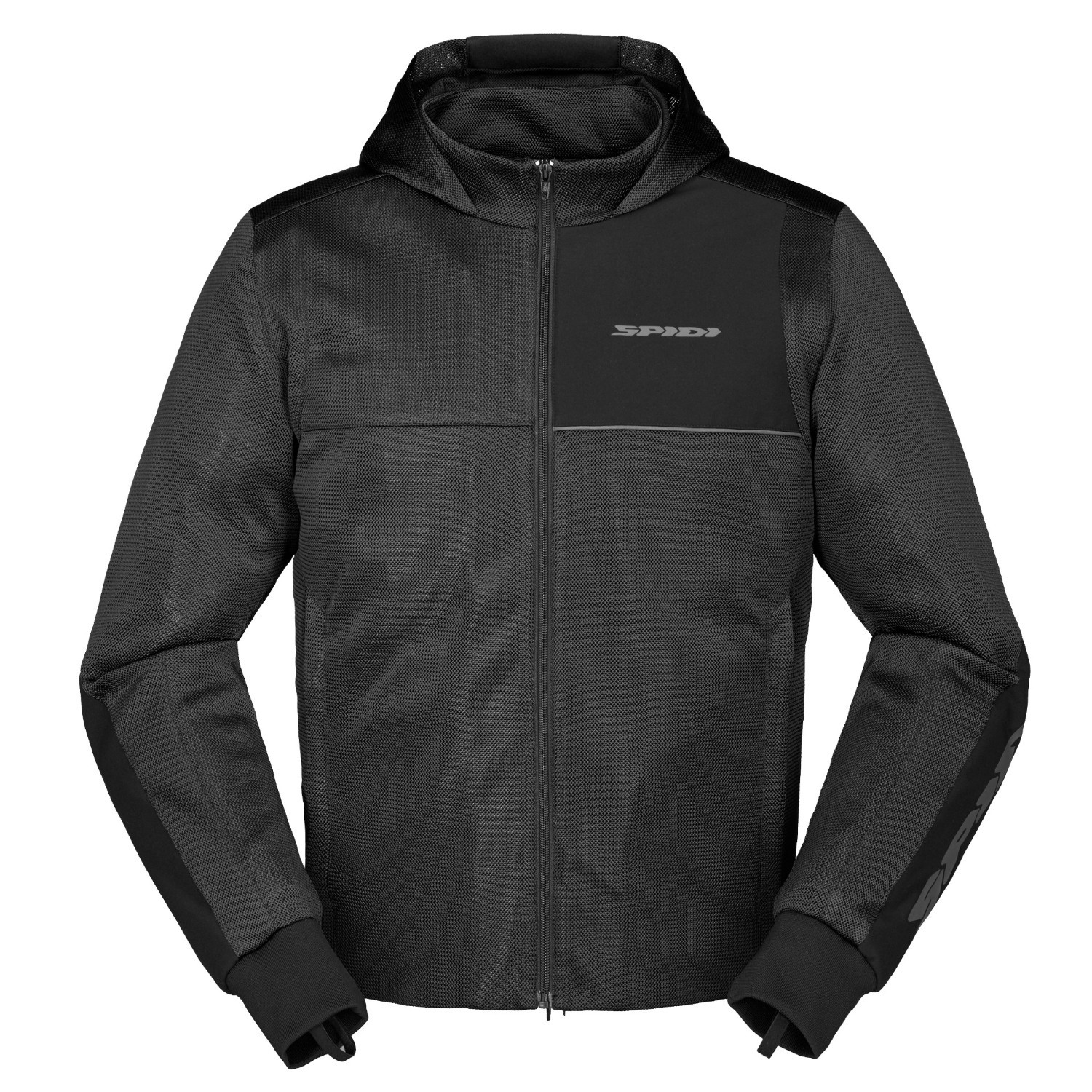 SPIDI スピーディー バイク用 ジャケット HOODIE NET (フーディー ネット) ブラック T356-026｜moto-zoa 店