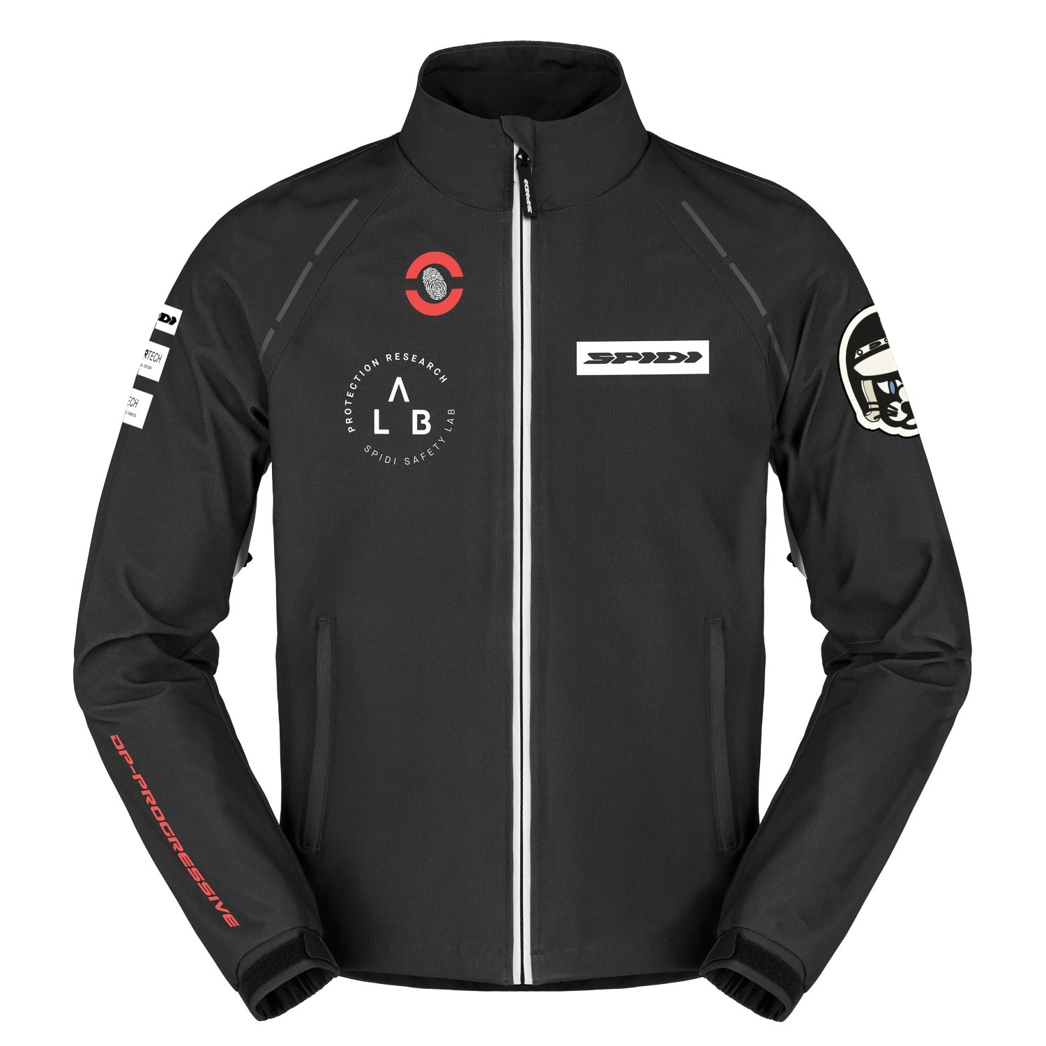 SPIDI スピーディー バイク用 ジャケット PIT LANE (ピット レーン) ブラック/カスタム ロゴ T363-541｜moto-zoa 店
