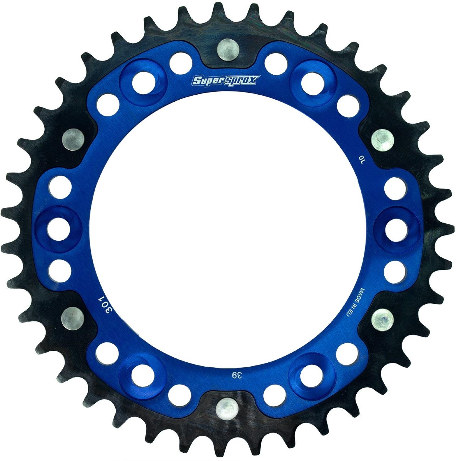 スーパースプロックス(Supersprox) バイク用 ドリブン スプロケット リア ステルス(STEALTH) アルミ&スチール 39T ブル― RST-301:39-BLU CRF250L/RALLY 12-19、CRF250M 13-18、CRF250M 13-18、CRF250M 13-18、CRM250R 89-90、CRM250R 91-96