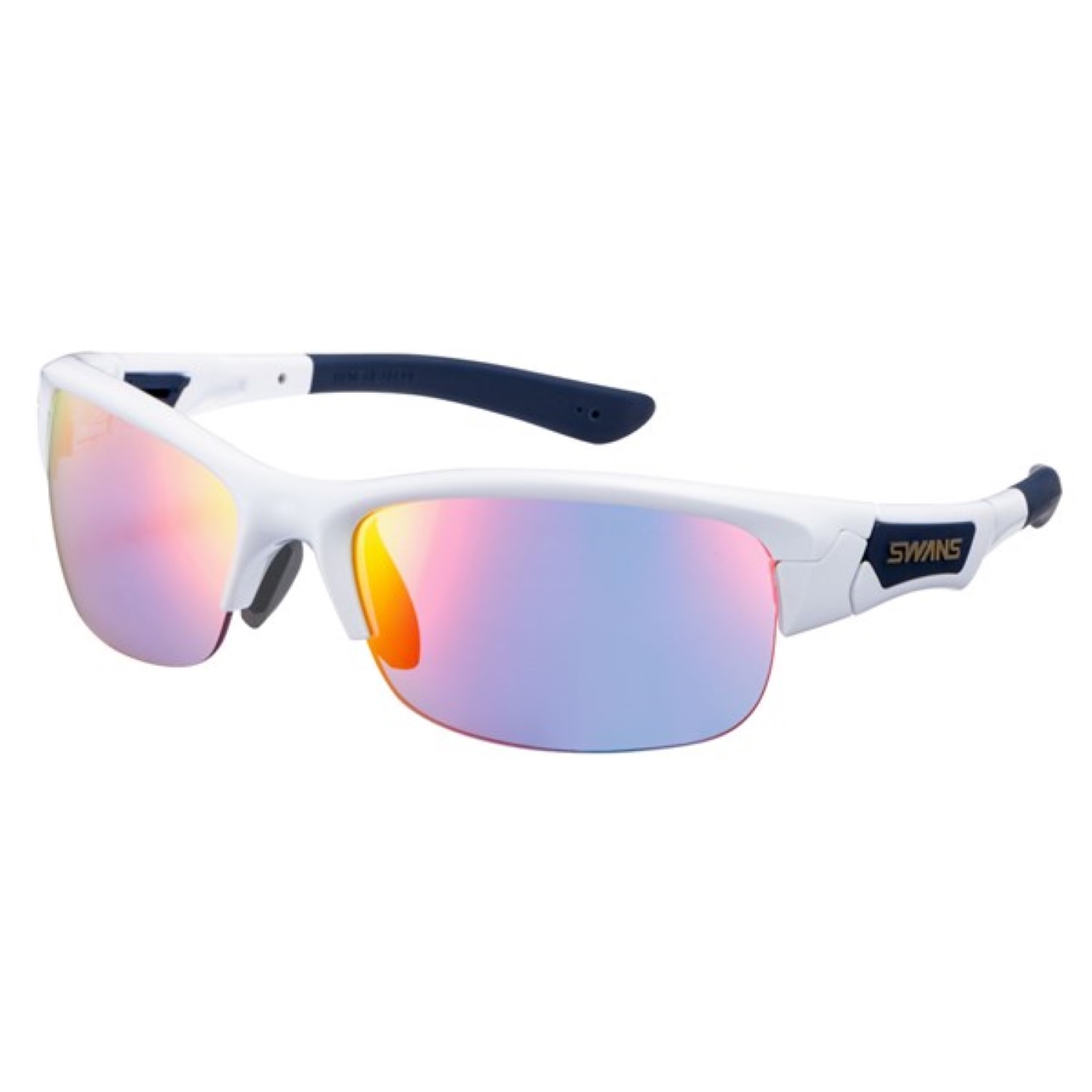 【15日限定！クーポン配布！】 SWANS (スワンズ) UVカット サングラス SPB-3516 PAW SPRINGBOK スプリングボック ULTRA LENS for BALL SPORTSモデル パールホワイト 3137013501171
