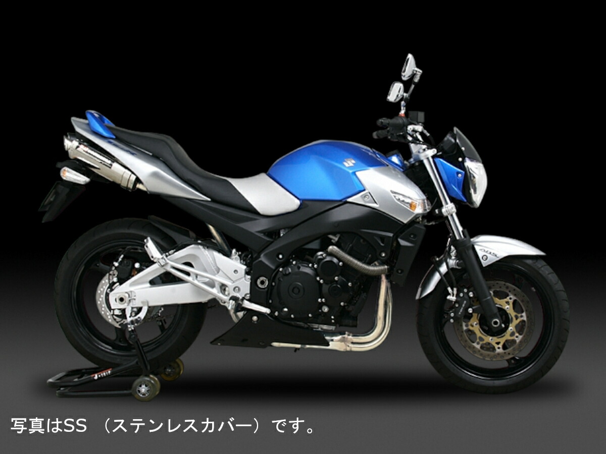 ヨシムラ YOSHIMURA バイク用 マフラー スリップオン Tri-Ovalサイクロン EXPORT SPEC (SM) メタルマジックカバー 車種:GSR400(06-10) 品番:110-156-5420|moto-zoa 店