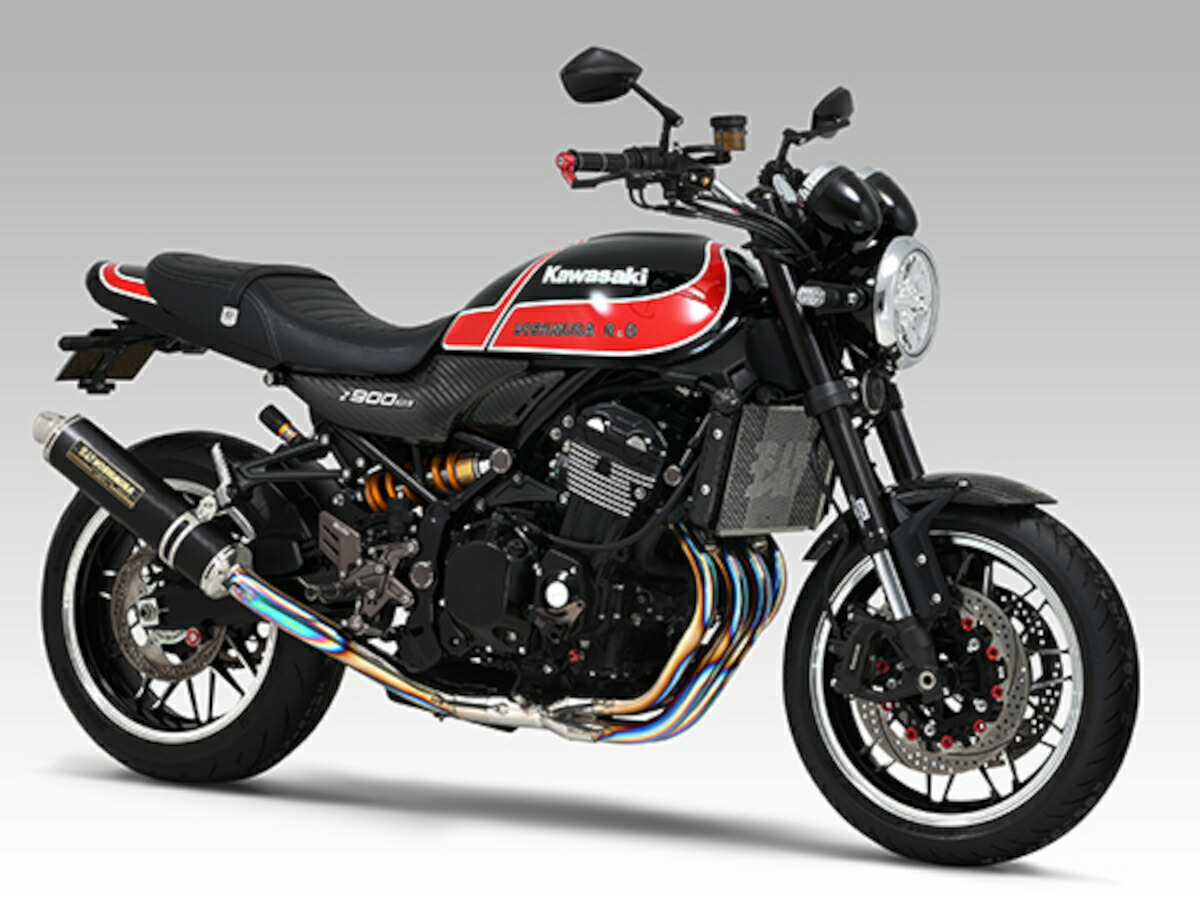 【25日限定！クーポン配布！】 ヨシムラ YOSHIMURA バイク用 マフラー 機械曲 チタンサイクロン Duplex ShooTer 政府認証 (TM/FIRE SPEC) メタルマジックカバーファイヤースペック 車種:Z900RS(18-22)、Z900RS CAFE(18-22) 品番:110-269F8220｜moto-zoa 店