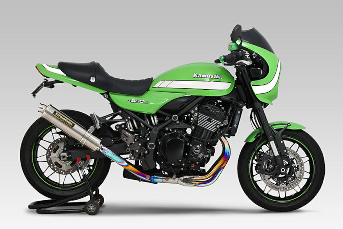 【20日限定！クーポン配布！】 ヨシムラ YOSHIMURA バイク用 マフラー 機械曲 チタンサイクロン Duplex ShooTer 政府認証 (TT/FIRE SPEC) チタンカバーファイヤースペック 車種:Z900RS(18-22)、Z900RS CAFE(18-22) 品番:110-269F8280