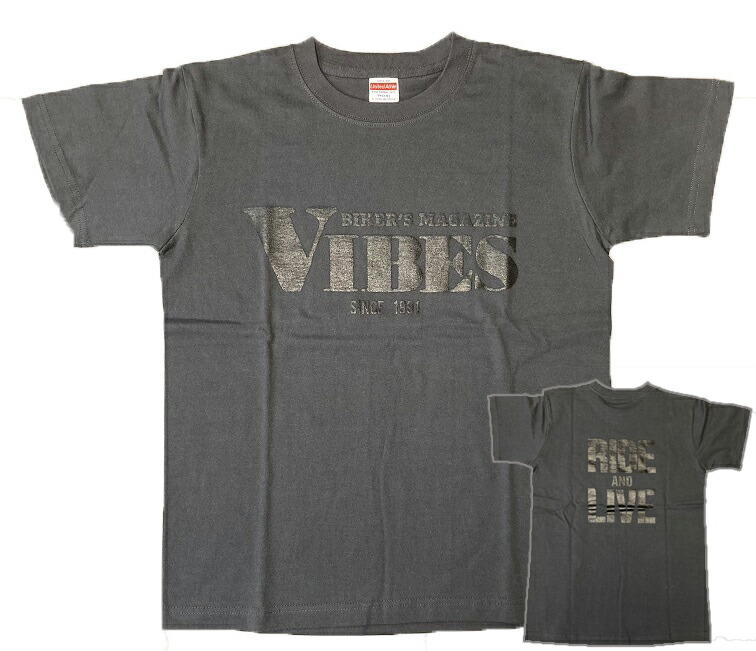 VIBES バイブス ロゴ Tシャツ 半袖 カラー:スミクロ 墨色 墨黒:MOTOBLUEZ(モトブルーズ) クックマン COOKMAN テーブルマット ペイズリー レッドブラック Table Pocket Mat Reversible Paisley Red Black