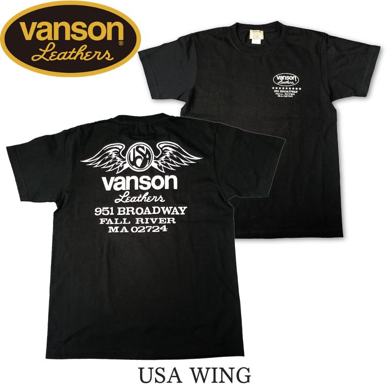 楽天市場】VANSON バンソン プリント半袖Tシャツ「RED STAR