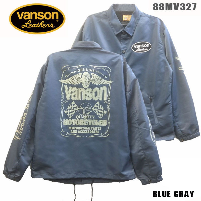 楽天市場】VANSON バンソン モトブルーズ別注 COACH JACKET コーチ