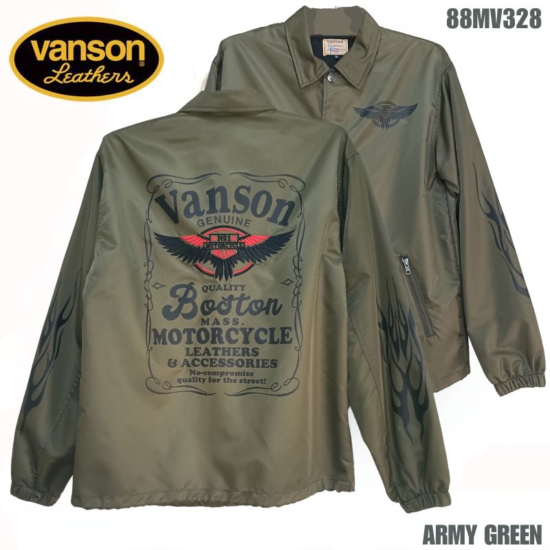 VANSON バンソン ナイロン レーシングジャケット 883v335-1.jpg