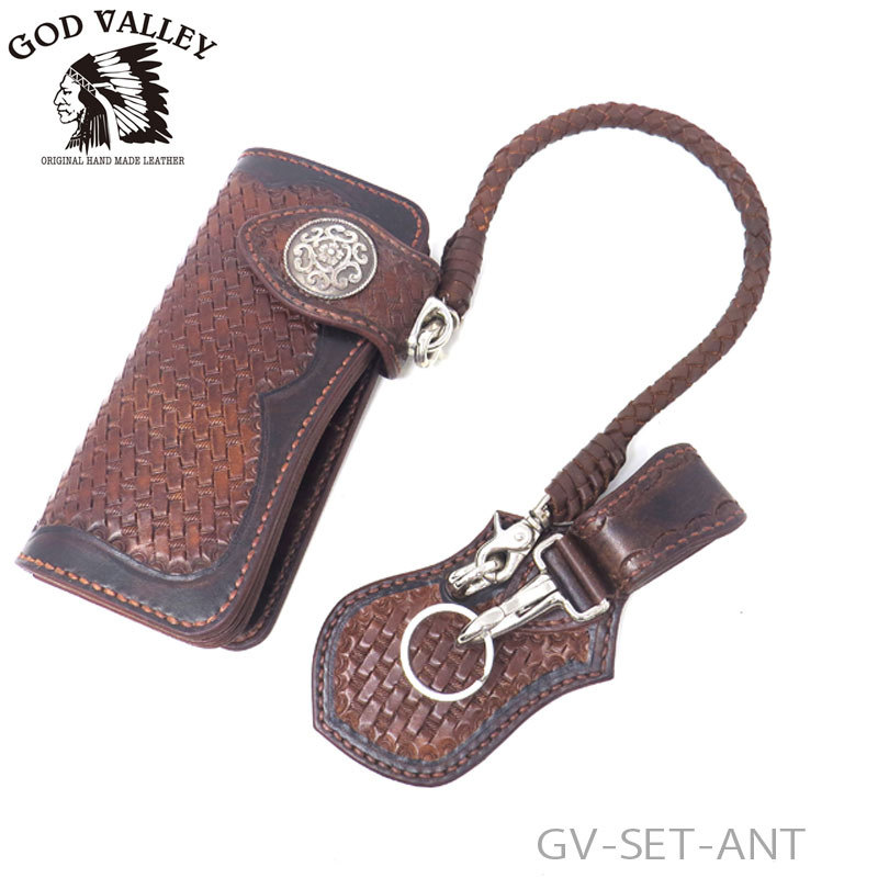 アトリエチェリー　ロングウォレット　ウォレットロープ　キーホルダー　セット　中古 アトリエチェリー ロングウォレット ウォレットロープ キーホルダー