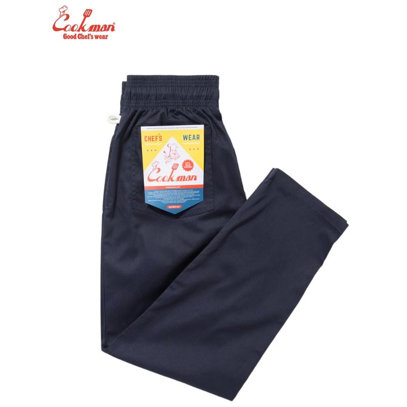 COOKMAN/クックマン Chef Pants シェフパンツ「Deep Navy」（ユニセックス）ネイビー　ディープネイビー